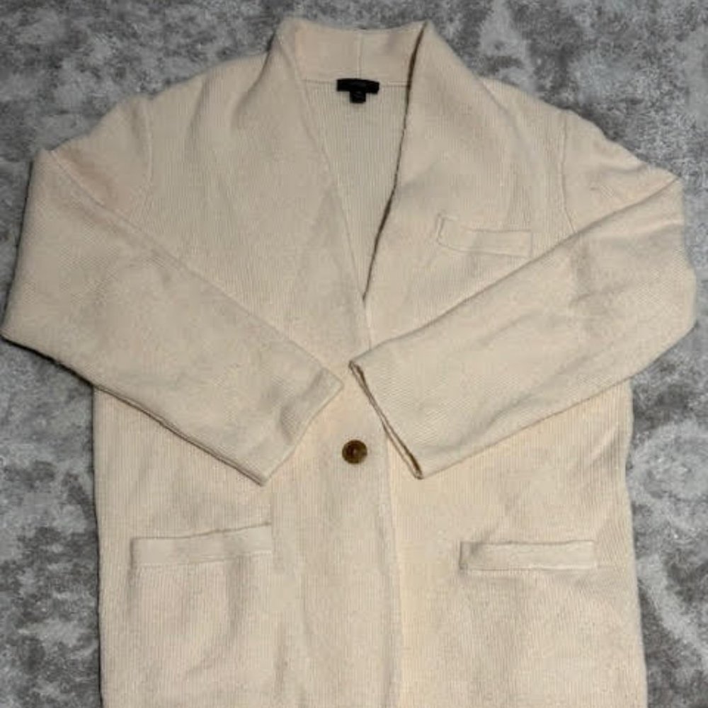 J.crew Oversized Merino Wool & Alpaca Cardigan - size M